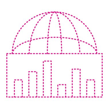 financial growth concept, money icon.