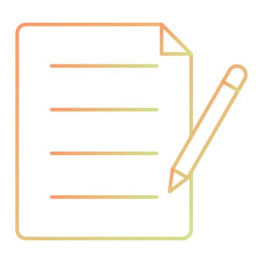 belge simgesi, vektör çizimi