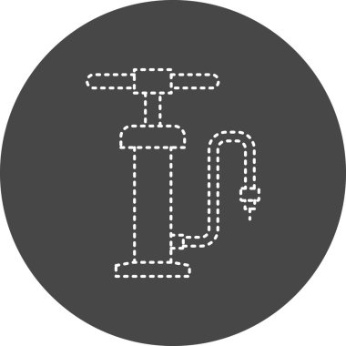 Hava pompası. Web simgesi basit tasarım