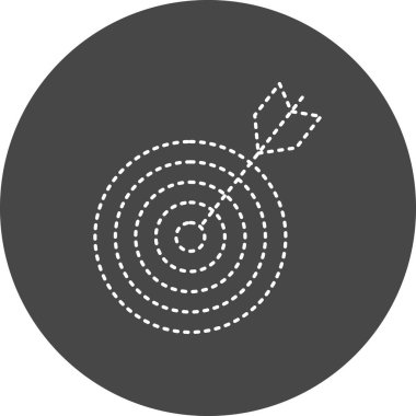 target circular icon, vector illustration
