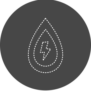 Water Energy icon, vector illustration simple design