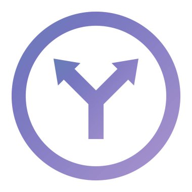 ok vektör simgesi. biçim iki renkli düz sembol, yumuşak mavi renkler, yuvarlak açılar, beyaz arkaplan.