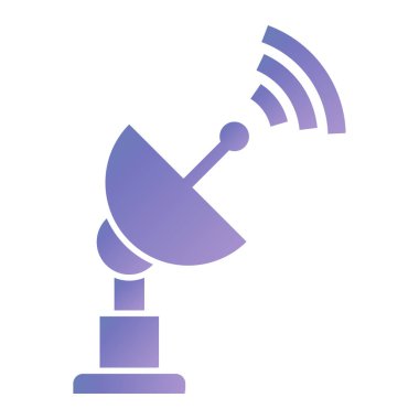 Uydu anteni. Web simgesi