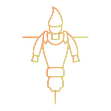 Bir itfaiyeci simgesinin vektör çizimi