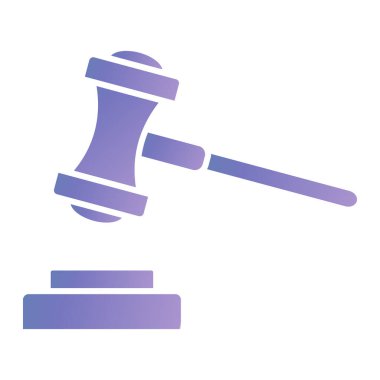 Müzayede çekici ikonu. vektör illüstrasyonu