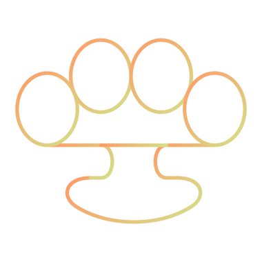 Bir besin setinin vektör çizimi