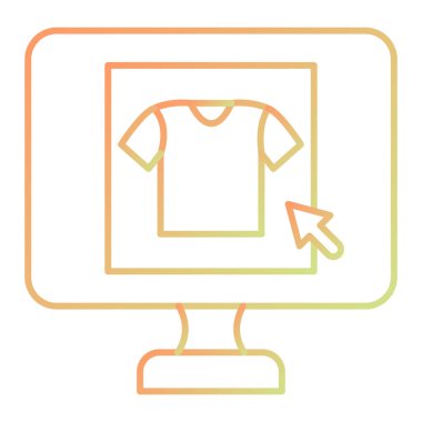 İnternetten alışveriş. Basit tasarım