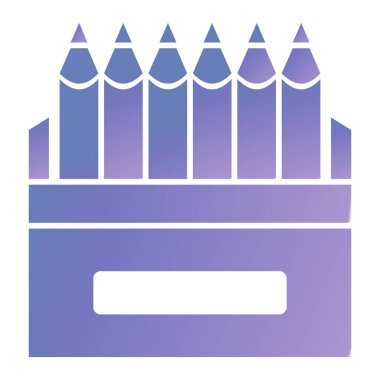 Kalem. Web simgesi basit illüstrasyon