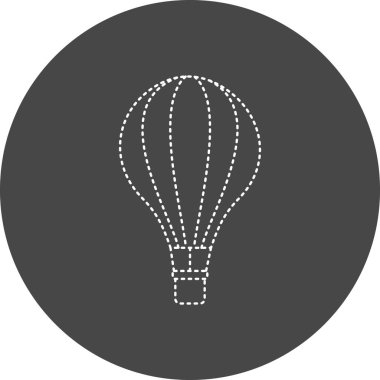 balloon icon, vector illustration simple design