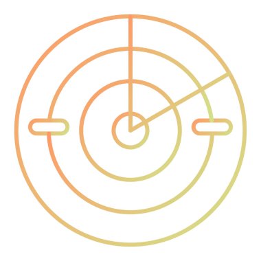 Moda biçimi izole edilmiş arkaplanda hedef simge