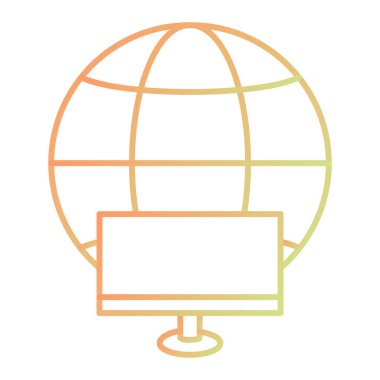 genel ağ simgesi çizimi