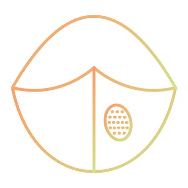 Güneş simgesinin vektör illüstrasyonu