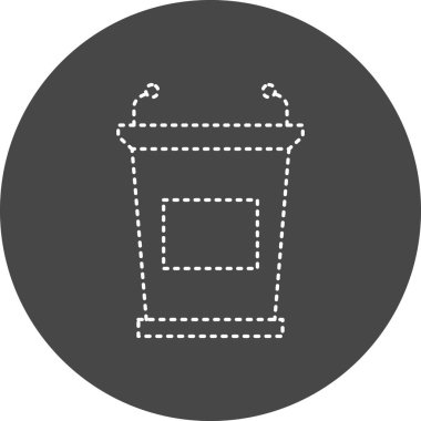 vector illustration of Lectern icon