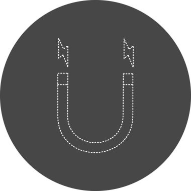 Magnet icon, vector illustration 