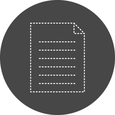 Dosya. Web simgesi basit tasarım