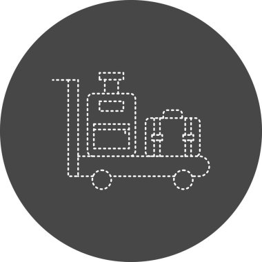 vector illustration of Luggage