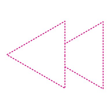 line arrow icon. vector illustration with gradient mesh.