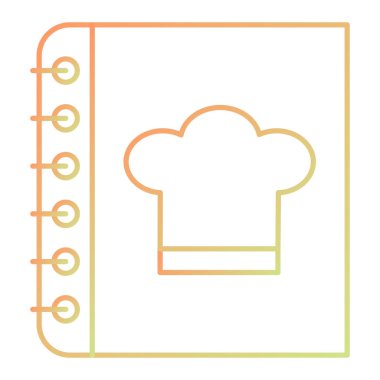 Şef şapka ikonu. vektör illüstrasyonu