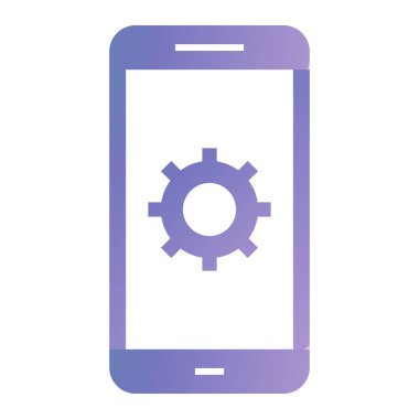 cep telefonu ikonu vektör illüstrasyonu