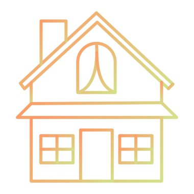 ev simgesi vektör illüstrasyonu