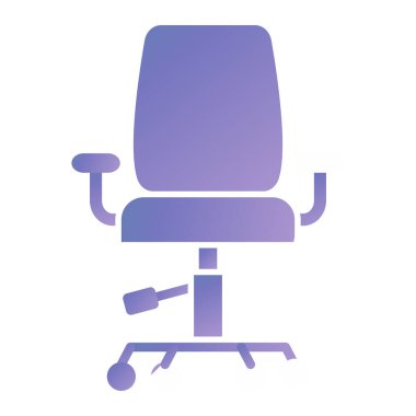 ofis koltuğu vektör simgesi modern basit tasarım