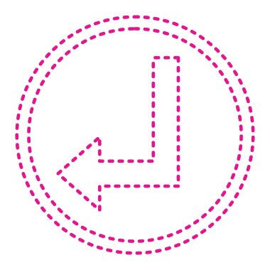 ok simgesi vektör illüstrasyonu