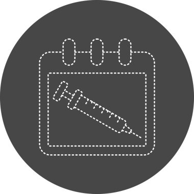 Takvim simgesi vektör illüstrasyonu 