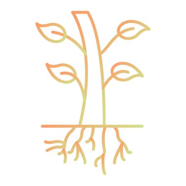 bitki simgesi vektör illüstrasyonu