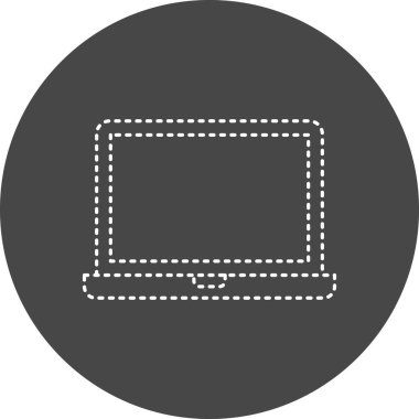 Bilgisayar. Web simgesi vektör illüstrasyonu