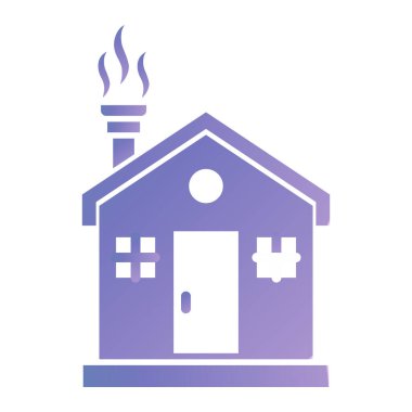 Bir ateş simgesinin vektör illüstrasyonu