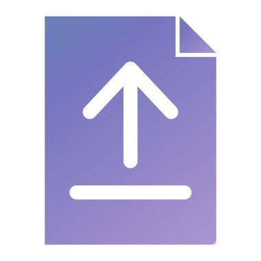 dosya vektör simgesi modern basit illüstrasyon