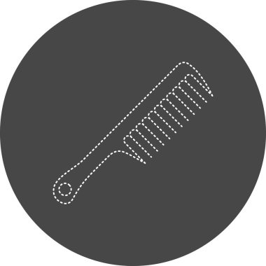 hair comb icon. trendy flat style illustration.