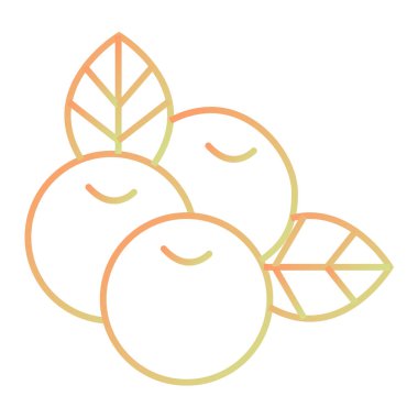 organic food icon. vector illustration