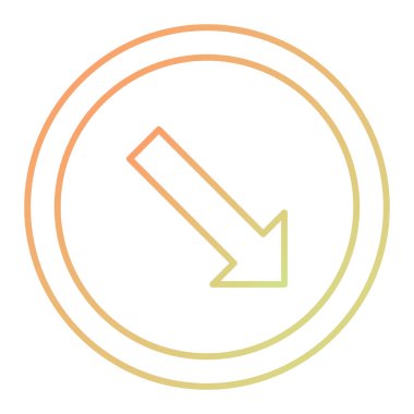 ok simgesi vektör illüstrasyonu