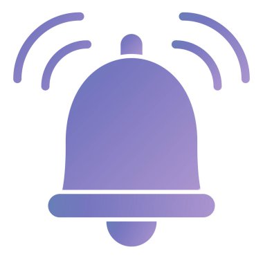 Zil. Web simgesi basit illüstrasyon