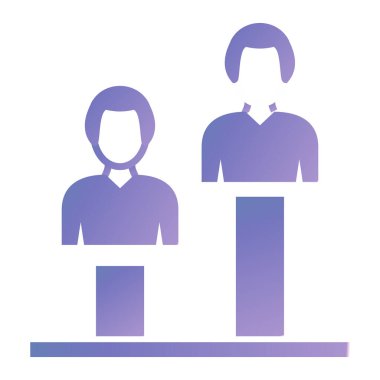 insanlar simge vektör illüstrasyonu