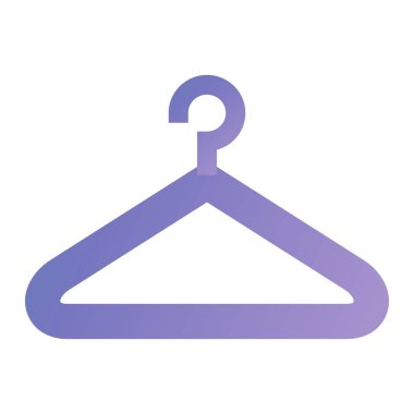 Askı. Web simgesi basit illüstrasyon