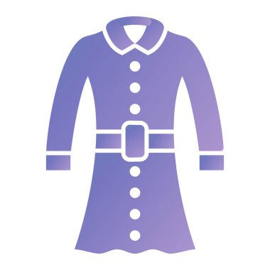 Kıyafetler. Web simgesi basit illüstrasyon