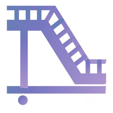 Kaykay. Web simgesi basit illüstrasyon