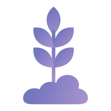 bitki simgesi vektör illüstrasyonu