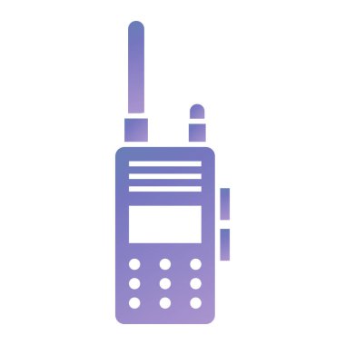 cep telefonu simgesi. Web için telsiz sesli vektör simgelerinin düz çizimi