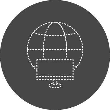 Global Networ. web icon simple design