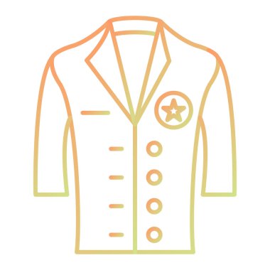 Ceketli bir adamın vektör çizimi