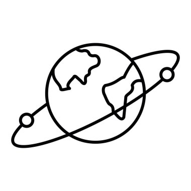 planet earth icon for web