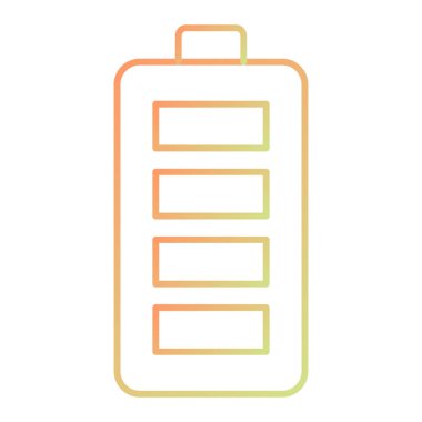 pil yükleme vektör çizimi