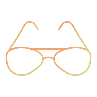 Güneş gözlüğü ikonu. vektör illüstrasyonu