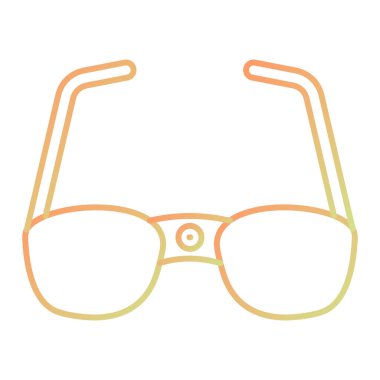 Güneş gözlüğü ikonu. vektör illüstrasyonu