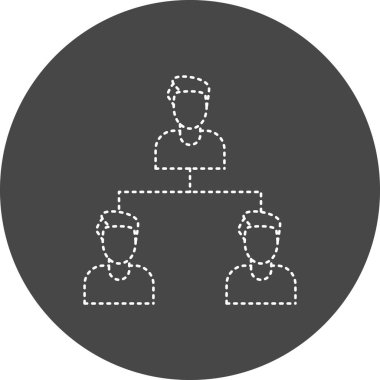 İnsan simgesinin vektör illüstrasyonu