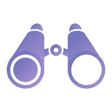 dürbün simgesi vektör illüstrasyon tasarımı