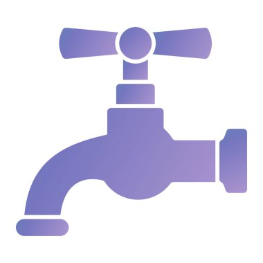 water tap icon. isometric illustration of plumbing pipeline vector icons for web